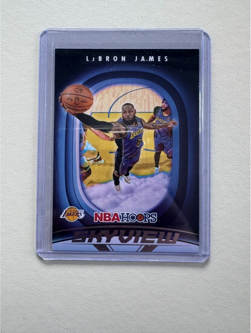 2023 - 2024 Panini NBA Hoops Skyview LeBron James #7 Los Angeles Lakers Basketba